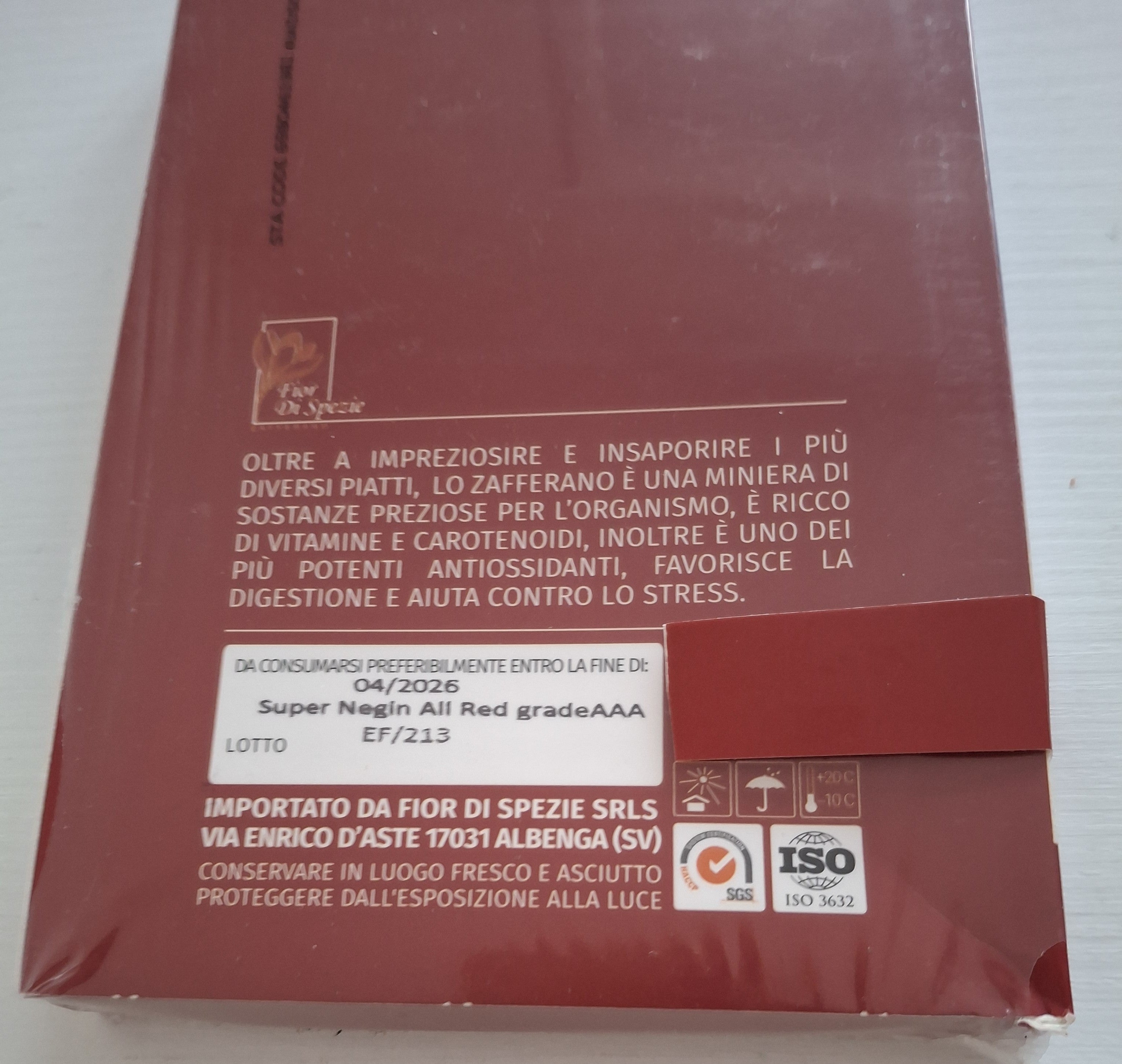 Zafferano in pistilli