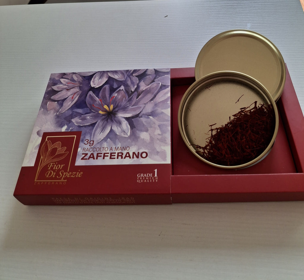Zafferano puro in pistilli
