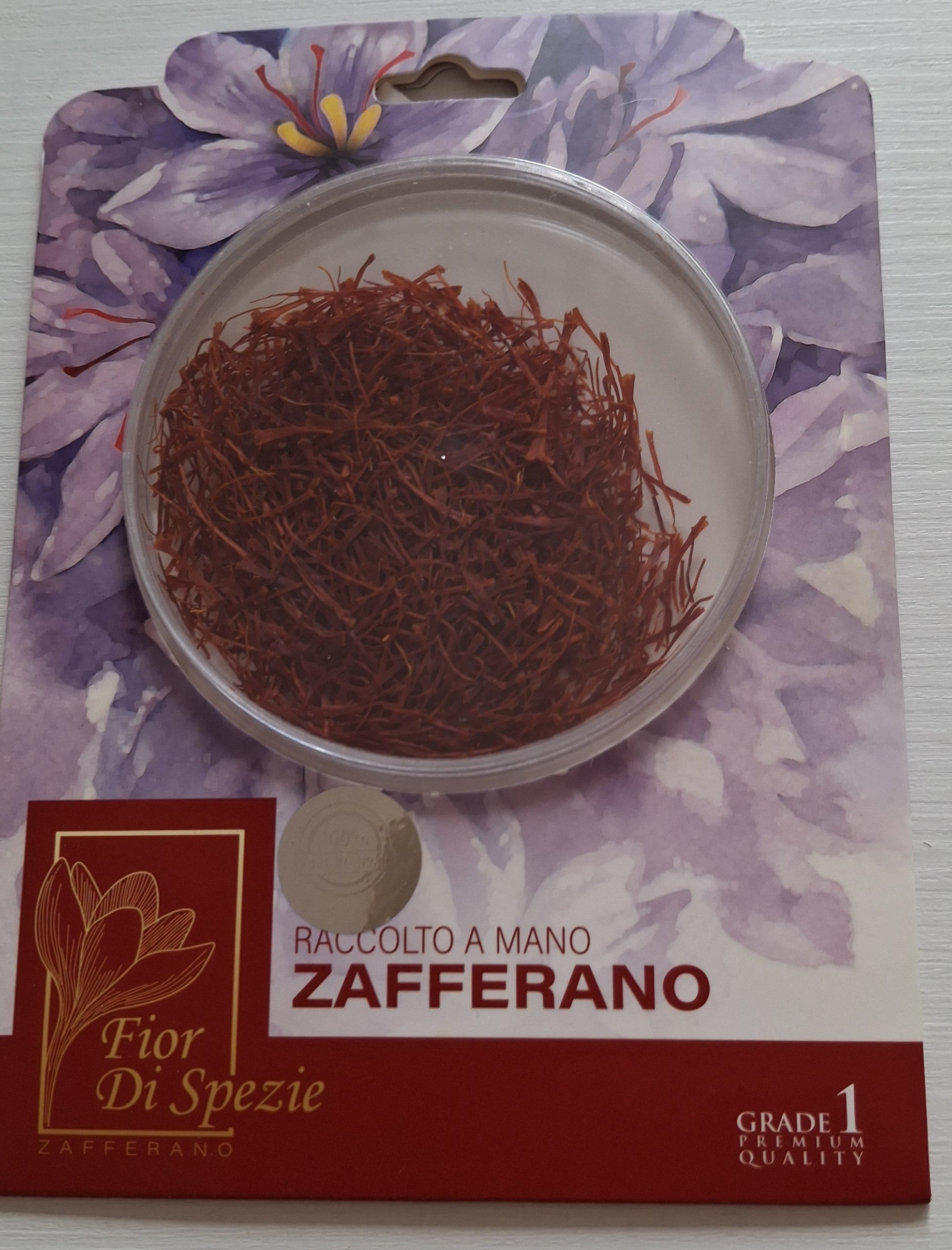 Zafferano in pistilli
